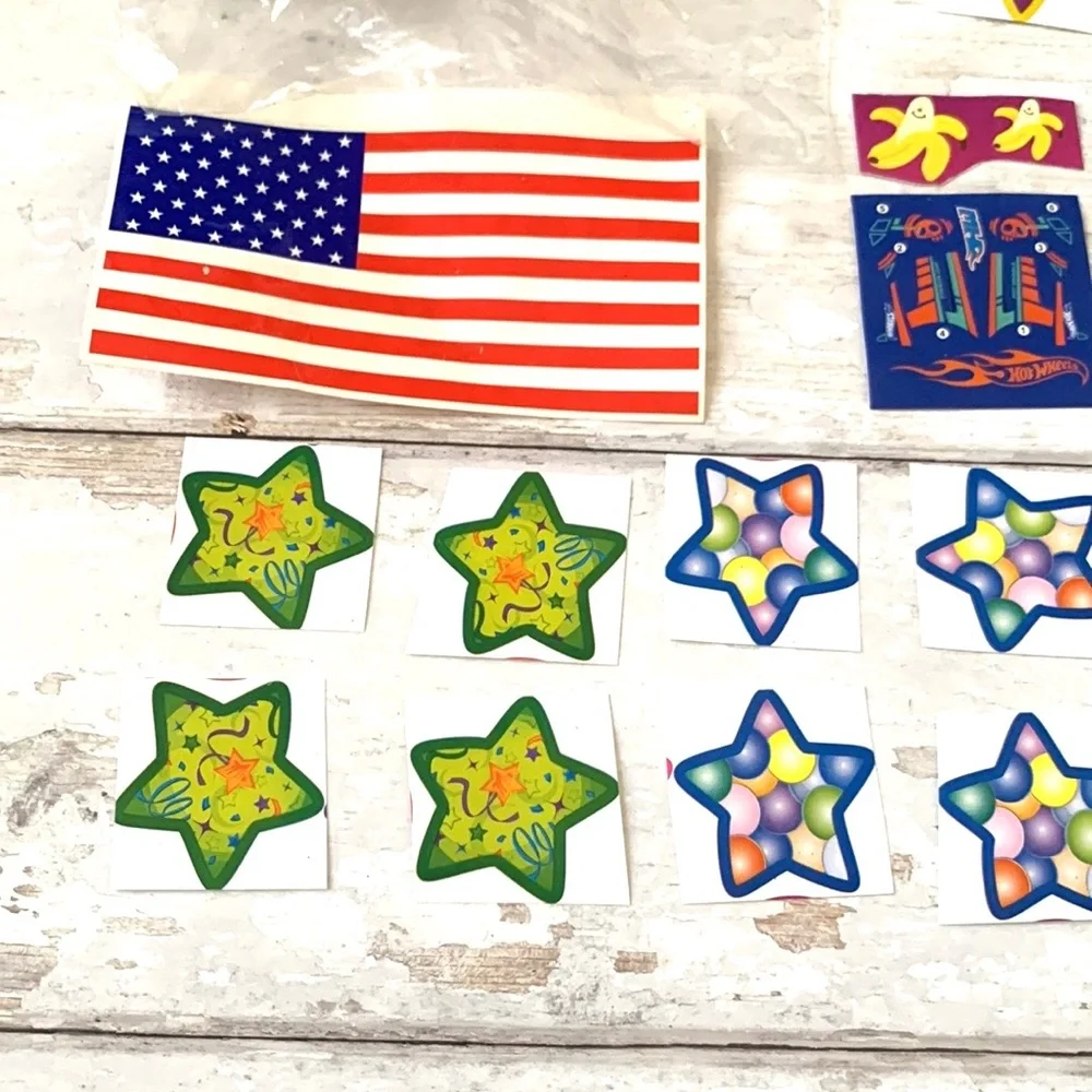 Stars Stickers Bundle Paul Frank Monkey American Flag Bundle Over 100+ Stickers